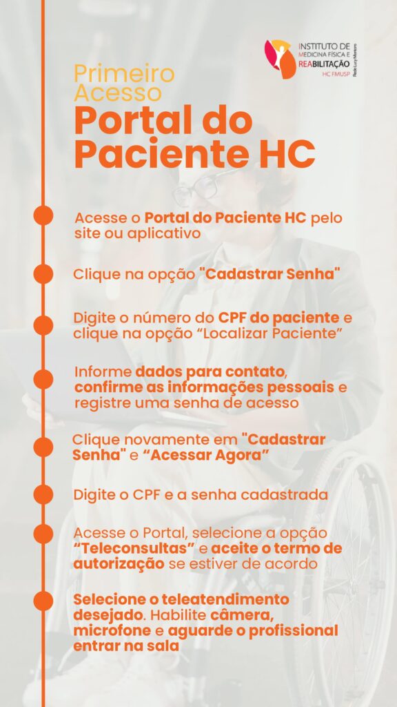 Folder Informativo_ Primeiro Acesso Portal do Paciente HC